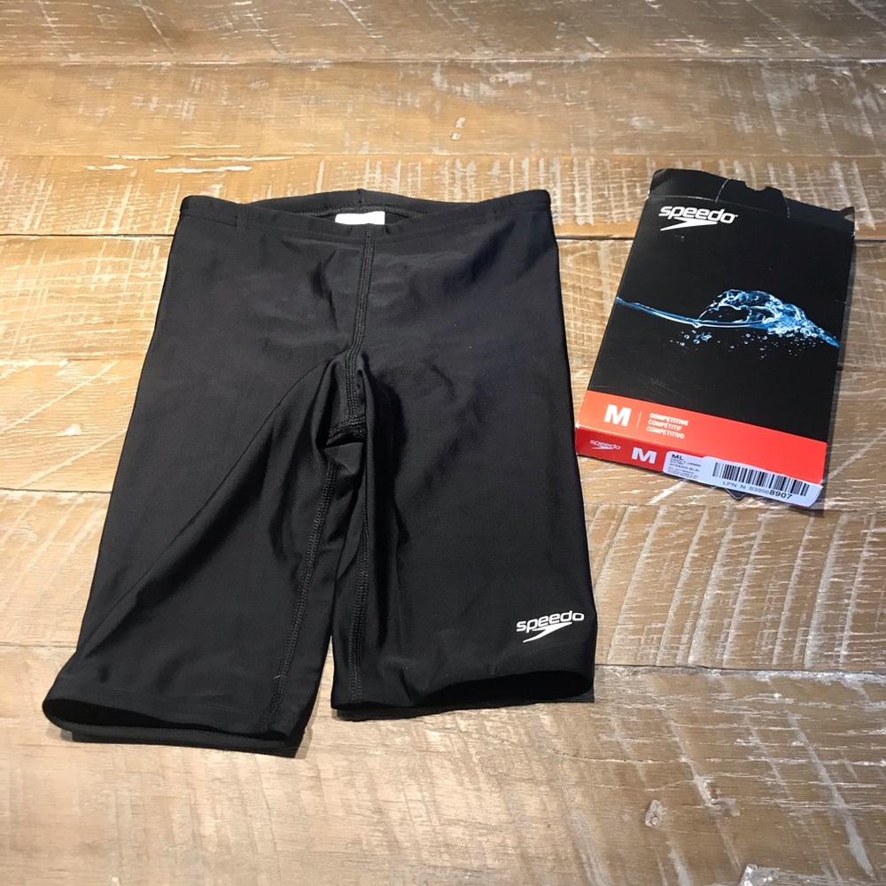 Speedo Black Swim Trunk Pro LT Medium Size 26